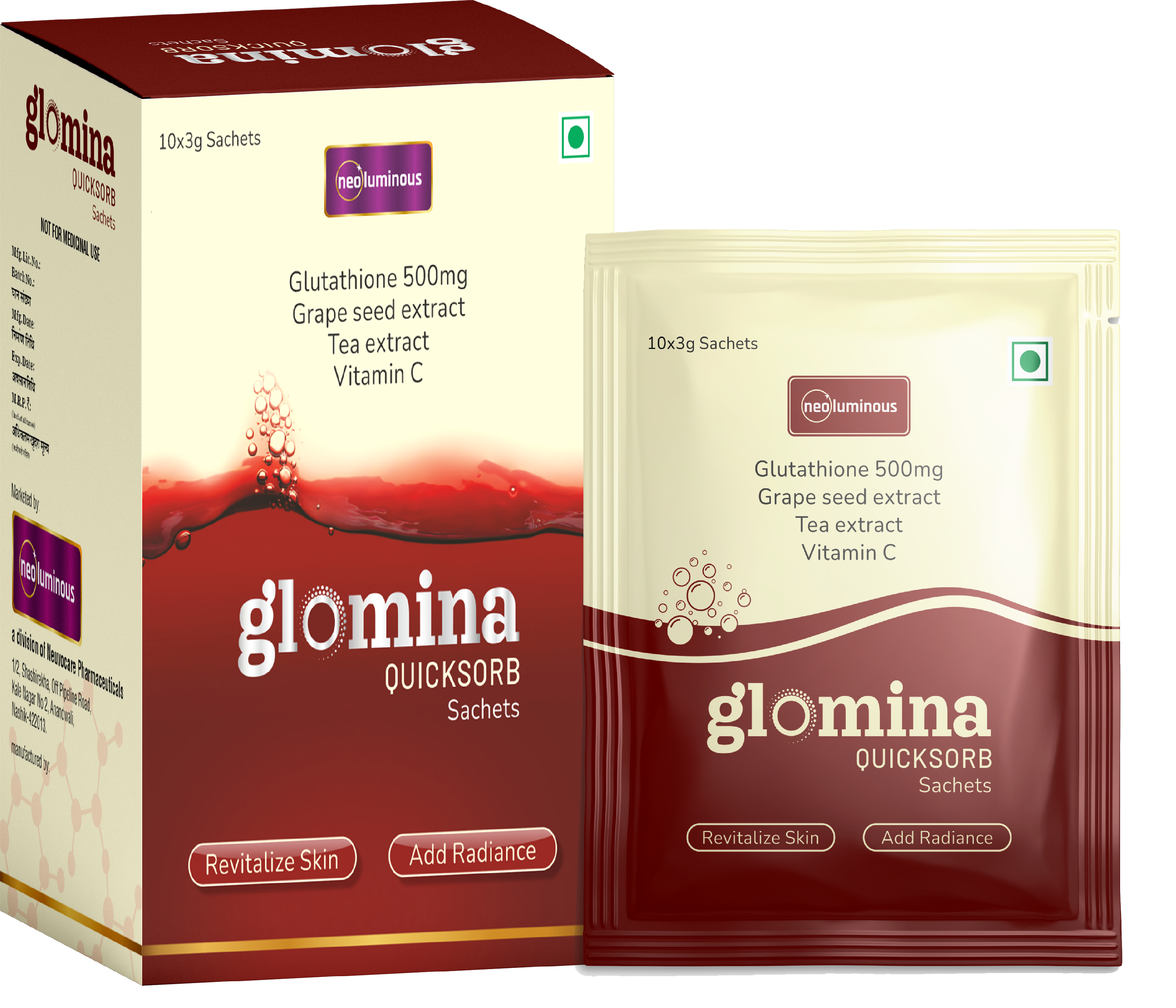 GLOMINA Quicksorb Sachets